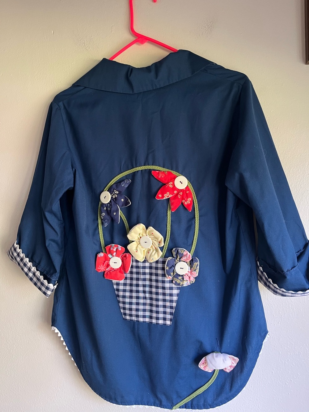 70’s Wait till u c the front. Little House Floral Smock.